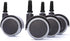 Tofficu 25pcs Caster Socket Sleeve, Plastic Round Inserts for Chair Wheel Socket Caps Replacement