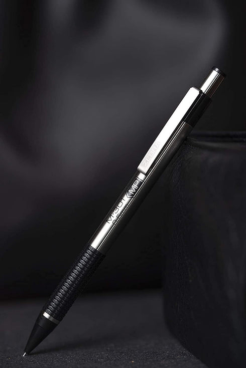 Zebra M-301 Stainless Steel Mechanical Pencil 0.5 mm Point Size, 6 Pack with 15 Bonus Eraser Refills