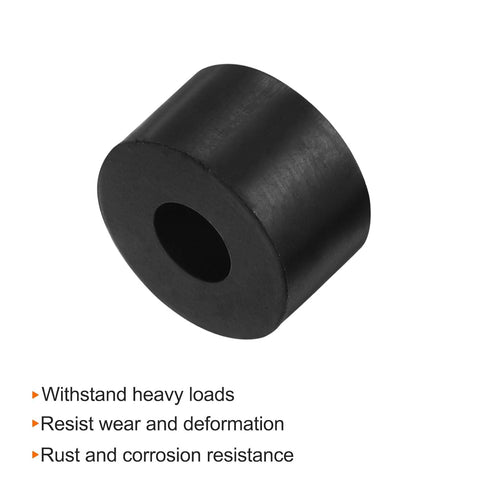 8pcs Rubber Spacer 1 Inch OD 0.4 Inch ID 0.6 Inch Thick Neoprene Round Anti Vibration Isolation Pads for Home Cars Boat