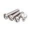 Generic Slotted Cheese Head Screws Cap 304 Stainless Steel Screw(100Pcs,35MM_M3)
