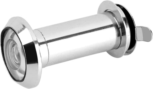 Zinc Alloy Door Viewer Peephole, 220 Degree Heavy Duty Privacy Cover with Wide Viewing Angle for Home Office Satin