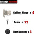 JQK 3/8 Inch Inset Cabinet Door Hinges Satin Nickel, 4 Pack Flush Face Mount Self-Closing Kitchen Cabinet Hardware with