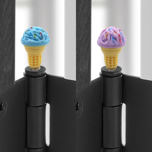 Set 6 Ice Cream Hinge Heads of - Magnetic Hinge Head Home Decoration - Door Hinge Heads Decorative Topper