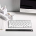 JAM PAPER Strong Aluminum Ruler - 12 Inch Metal Ruler with Non-Skid Cork Backing - Grey Metallic - Sold Individually