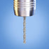 HQMaster CNC Router Bits 1/8" Shank CNC Bit End Mill Flat Nose Carbide Endmill, Two Flute Spiral Upcut Milling Cutter