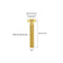 uxcell Flat Head Socket Cap Screws, M3-0.5 x 20mm Brass Inner Hex Drive Fasteners, 50Pcs