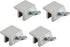 Sweet Online Deal 4 Pack Sliding Window Locks Aluminum Security Locks for Sliding Windows &