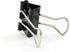 BAZIC 12 Pack Medium 1 1/4" (32mm) Black Binder Clips, Paper Clamps for Office and School Supplies
