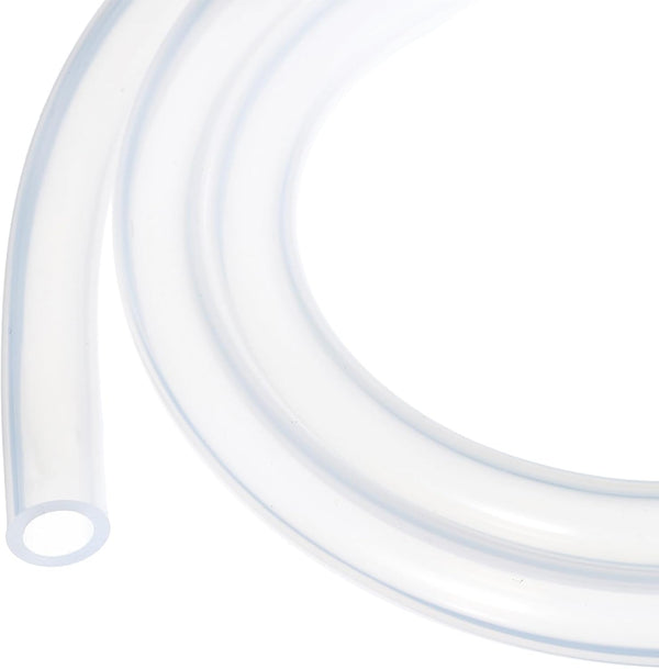 20ft 5/16" ID x 7/16" OD Silicone Tubing, Clear Industrial Plastic Tubing for Pump Siphoning and Irrigation