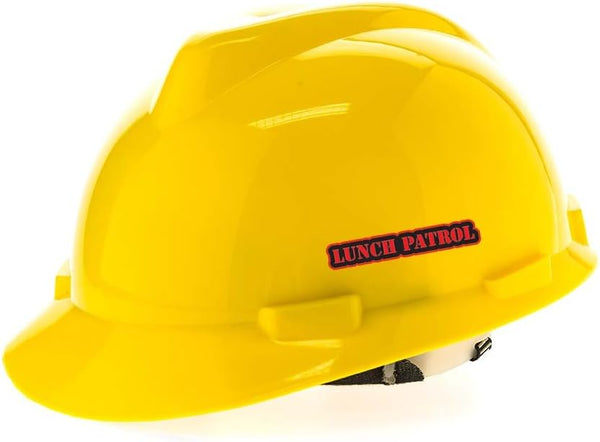 Adept Mechanism Lunch Patrol Hard hat/Construction Helmet Decal Set of 4
