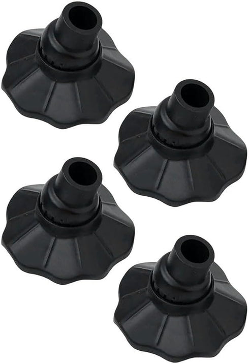 Pumixiy 4pcs (16mm) Non Slip Chair Leg Mats for Outdoor Folding Chairs Plastic Foot Covers with Adjustable Angle Design