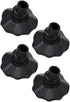 Pumixiy 4pcs (16mm) Non Slip Chair Leg Mats for Outdoor Folding Chairs Plastic Foot Covers with Adjustable Angle Design