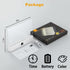 DENEZE 3 White Smart Led Reading Light, Book Light Treasure Box, Rechargeable Clear LED Flat Reading Light with Colors