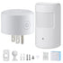 SEHOMY Motion Sensor Switch with Outlet for Bathroom Kitchen, Control Bedroom lamp, exhaus, Range Hood, PIR Infrared