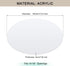 13.5" 14-16" Lampshade Diffuser, Diameter Round Diffuser Lamp Shade for Drum Style Lampshades Pendants Softening Light
