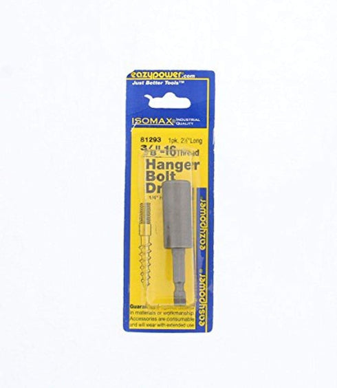 Eazypower 81293 3/8" -16 Thread Hanger Bolt Driver, 1 Pack