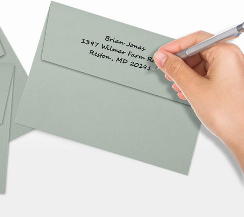 LUXPaper A7 Invitation Envelopes | 5 1/4" x 7 1/4" | Slate Gray | 70lb. Text | 50 Qty