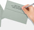 LUXPaper A7 Invitation Envelopes | 5 1/4" x 7 1/4" | Slate Gray | 70lb. Text | 50 Qty