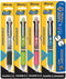 BAZIC 2-In-1 Mechanical Pencil and 4-Color Pen with Grip, Assorted 1-Pack
