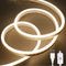 M.best 6.56ft USB LED Strip Lights Waterproof Flexible LED Neon Tape Lights