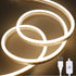 M.best 6.56ft USB LED Strip Lights Waterproof Flexible LED Neon Tape Lights