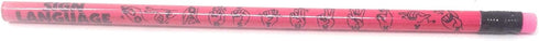 Musgrave Pencil, Sign Language Pencils, Number 2HB, Box of 36, Colors Yellow, Orange, Green, Pink