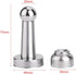 Heavy Duty Magnetic Door Stop, Wall/Floor Mounted Door Holder, Magnetic Door Catch Stopper, Silver, 1-Piece