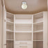Millbridge 6 Inch Closet 510040 Design House Globe Diameter Indoor Ceiling Light Fixture with Pull Chain, for Bedroom