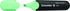 Schneider Job Pastel Highlighter, Chisel Tip, 1 + 5 mm, Black Barrel, Mint Ink, Box of 10 Highlighters (1524), Green