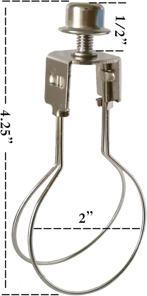 Bulb, 2 Pack Bulb Lamp Shade Clip On Clip On Lampshade Adapter Kit, Light Shade Adapter Universal Lamp Shade Holder