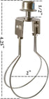 Bulb, 2 Pack Bulb Lamp Shade Clip On Clip On Lampshade Adapter Kit, Light Shade Adapter Universal Lamp Shade Holder