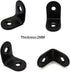 Ktdzone 20202MM 90 8Sets Stainless Steel Degree Corner Brace Wall Shelves Hanging Bracket Joint Angle Bracket Fastener