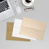 LUXPaper A7 Invitation Envelopes | 5 1/4" x 7 1/4" | 50 Qty | Peel & Press | Taupe Metallic | 80lb. Text