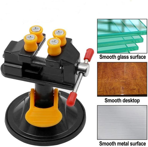 Universal Mini Table Bench Screw Clamp Engraving Table Vice 360 Rotatable Adjustable for Jewelry Watch