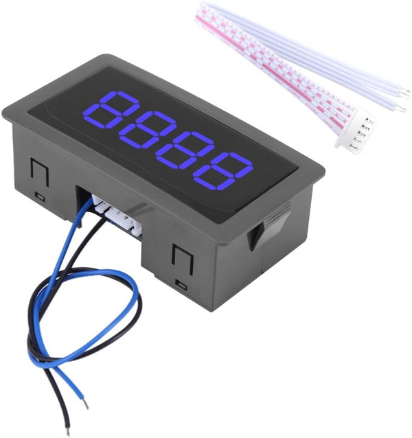 Digit Counter - DC 8-24V 4 Digit LED Display 0-9999 Up/Down Panel Meter with Cable