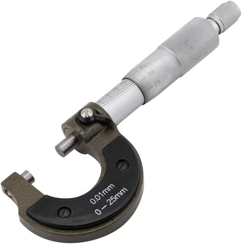 Outside Micrometer, Alloy Professional Metric Inch Measuring Tool Set, High Precision Graduation Thickness Gauge