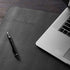 Gallaway Leather Desk Mat, Large 36" x 17" Black Office Desk Pad, Elegant Computer Desk Cover Protector