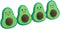 Avocado Erasers, 3D Mini Fruit Erasers, 4Pcs Cute Pencil Erasers for Kids and School Supplies