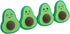 Avocado Erasers, 3D Mini Fruit Erasers, 4Pcs Cute Pencil Erasers for Kids and School Supplies