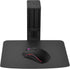 Metal Desk Mount Pad for Computer Mouse, 10.63" x 8.66" Ergonomic Tray, Fits up to 4 Inch Desktops, Black