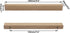 4PCS Closet 192mm/7.6''Hole Wooden Pull Handle, Solid Wood Dresser Wardrobe Door Pull,Cupboard Cabinet Bedside Table