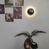 Eberow 6.3 Inch Modern Sphere Wall Sconce, Round Ball Light with Backlit Glow Effect, Contemporary Accent Fixture