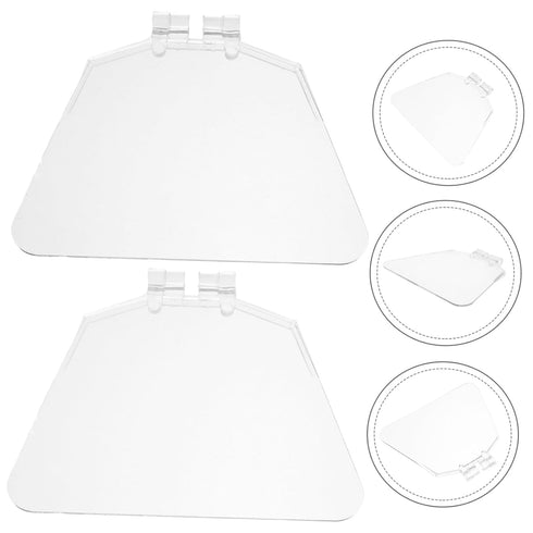 2pcs Power Tool Plastic Goggles Guard Shield, Bench Eye Shield Assembly for Tool Angle Cover