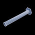 100Ml Plastic Hydrometer Test Tube for Homebrew Whiskey, Alcohol, Beer, Wine, Mead