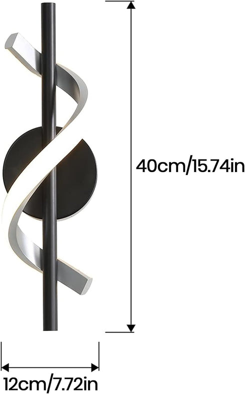 9W Modern Wall Sconces, Wall Lighting Fixture Lamps LED Aluminum Wall Lamps for Bedroom Living Room Hallway Hotel