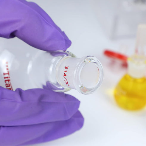 100mL Single Neck Lab Boiling Flasks - Borosilicate Glass with 14/20 Standard Taper Outer Joint