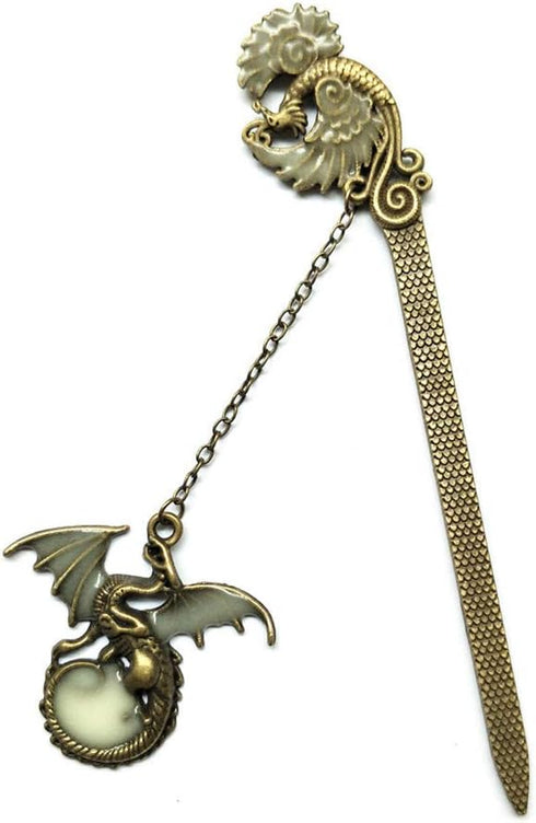 Metal Bookmarks for Women Men, Luminous Book Marks with Gift Box for Kids Girls Reading Lovers