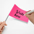 Zozen 100Pack Marking Flags, Pink Lawn Flags for Landscape, Survey, and Irrigation - 15x4x5 Inch