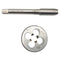 M12x1.75 Tap Die Set, Right Hand Machine Tool Screw, M12 X 1.75 Thread Tap & Round Die for Cutting
