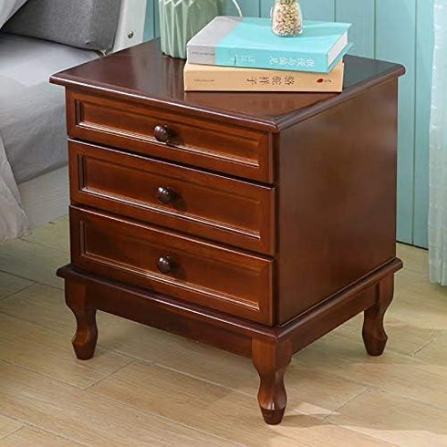 Metany 5PCS 33mm Round Wood Drawer Knob,Dresser Furniture Drawers Dia,Walnut Cabinet Pulls Handles with Screws Hardware